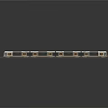 Modern train High-speed rail Subway car EMU 3d model