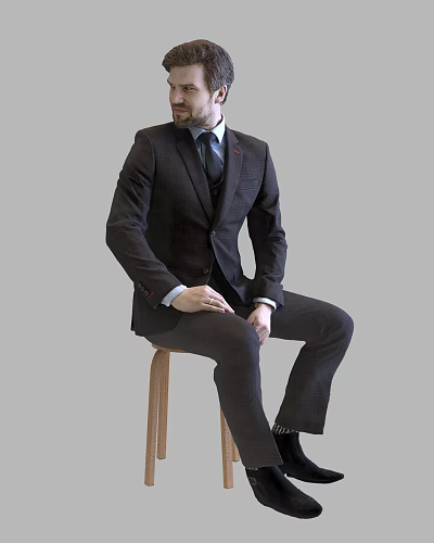 modern man 3d model modern man 3d model