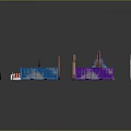Container Cargo Box Cargo Box Trunk Box Luggage Leather Box Leather Box Container 3d model