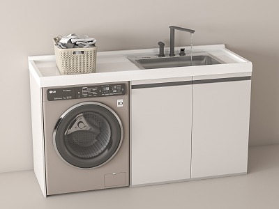 Washing machine cabinet 3d model