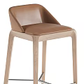 Modern Bar Stools With Wooden Frame Upholstered Seat And Multiple Color Options