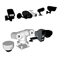 Modern camera monitoring equipment intelligent camera monitoring probe 3d model