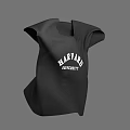 Classic Black Harvard University T shirt with White Printed Logo Design
