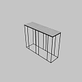 Modern Minimalist Dining Table With Black Metal Frame And White Tabletop Design