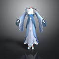 Traditional Chinese Dress As Living Essential With Blue White Color And Elegant Flowing Design