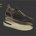 Modern Black Leather Shoes With White Sole And Comfortable Lightweight Design