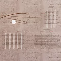 Various Styles Of Modern Chandelier With Curved Metal Lines And Linear White Structures