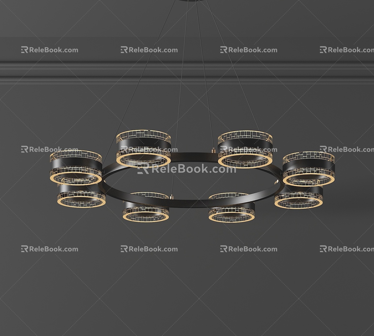 Simple style chandelier model