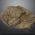 Natural Wooden Stone Material Featuring Rustic Brown And Orange Textured Surface