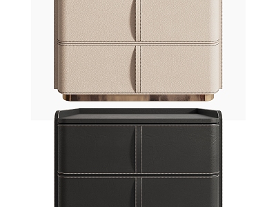 Minotti Bedside Table Combination Bedside Table Leather Bedside Table Simple Bedside Table model