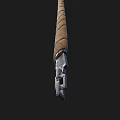 Crossed Weapons With Metal Blades Wooden Handles And Intricate Decorative Design Details