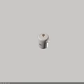 Modern White Electric Pressure Cooker Kitchen Appliance With Digital Display And Brown Knob
