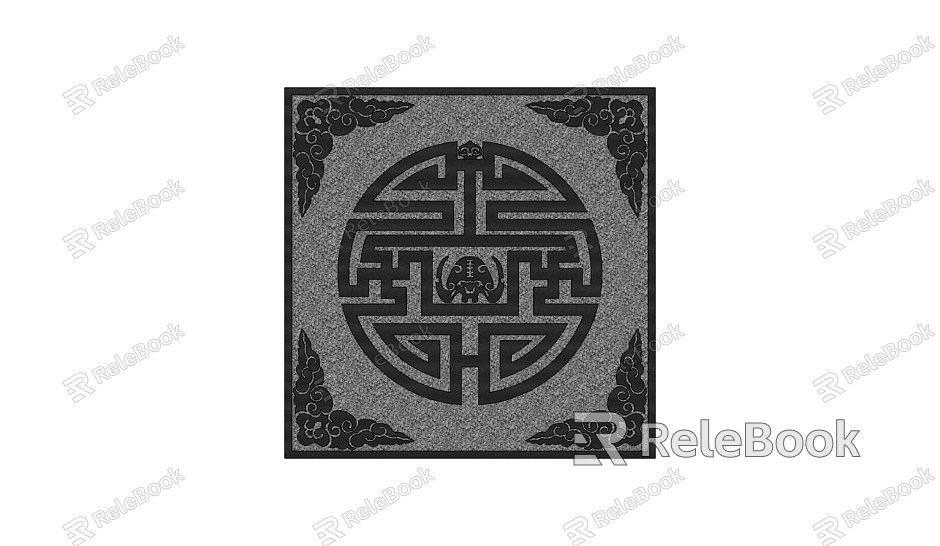 New Chinese-style Floor Tile Ground Paving model