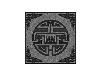 New Chinese-style Floor Tile Ground Paving 3d model