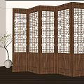 Screen partition 3d model