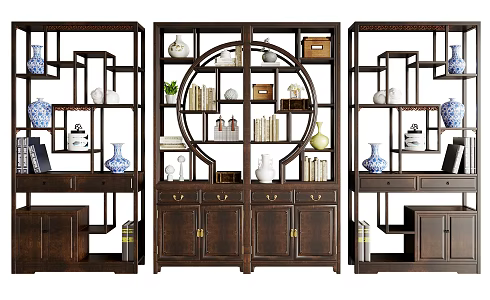 New Chinese Antique Rack 3d model