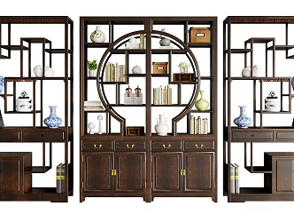 New Chinese Antique Rack 3d model