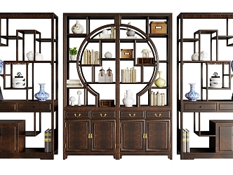 New Chinese Antique Rack 3d model