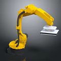 Modern Robot Arm Robot Arm Mechanical Arm Robot Arm Robot Head 3d model