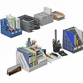 Organized Office File Folders Storage With Document Organizers And Desk Stationery Supplies