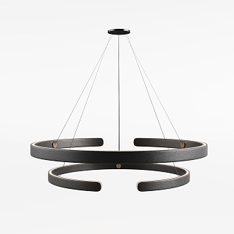 Modern chandelier 3d model