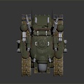 Tank sci-fi tank mini tank mecha fighting vehicle 3d model