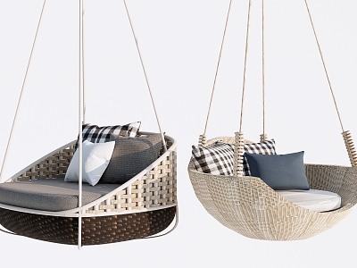 Hanging Chair Hanging Basket Swing Chair Leisure Chair 3d model