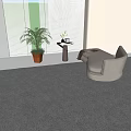 A few round corners a few 3d model