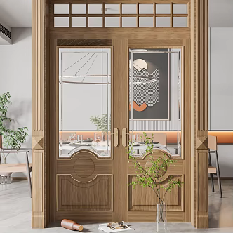 Jane ou double door 3d model