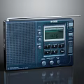 TECSUN Portable Digital FM Radio With Digital Display And Tuning Buttons