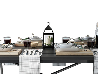 Tableware 3d model