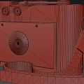 Modern camera old 3d model