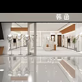 Modern Fashion Clothing Store With Mannequins Display Racks And Bright Interior