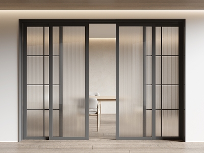 sliding door 3d model