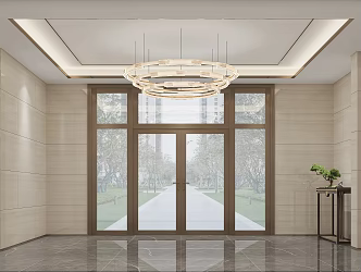 Elevator hall 3d model