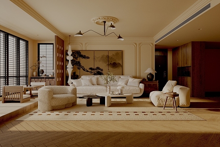 The Silent Living Room 3d model