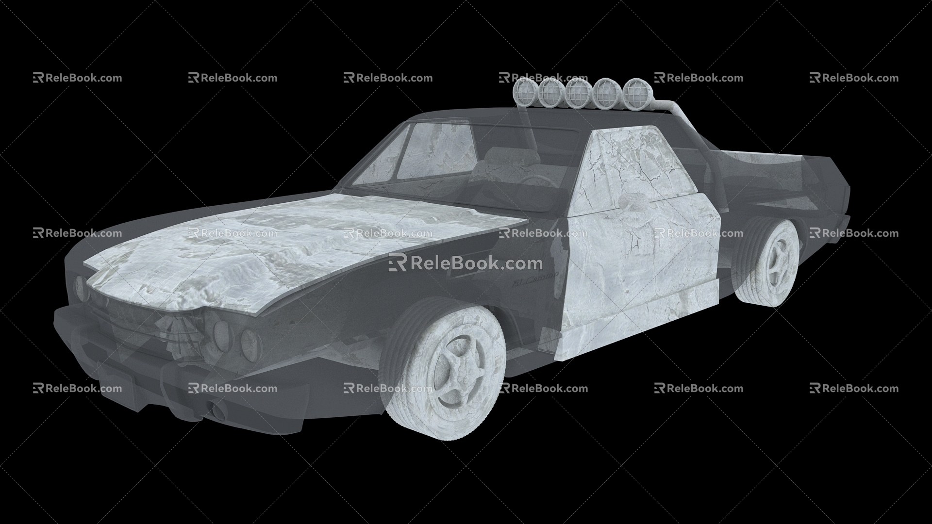 Sci-fi Technology Transportation Vehicle Car 3d model