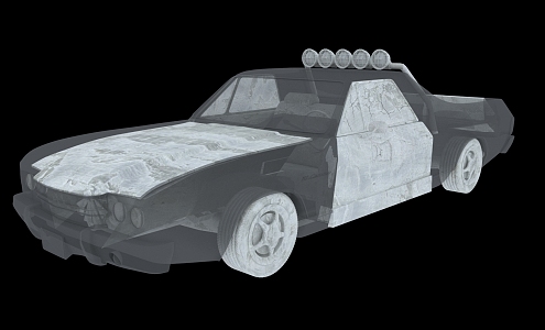 Sci-fi Technology Transportation Vehicle Car 3d model