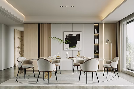 Modern Restaurant 3d model