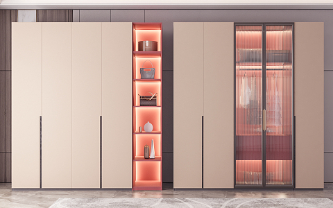 Modern wardrobe 3d model