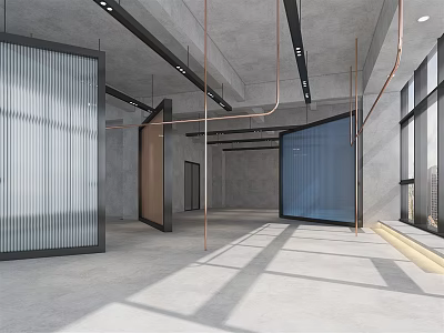 Industrial LOFT Showroom 3d model