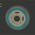 Car Tire And Wheel Rim Auto Part With Durable Tread And Metallic Hub Design