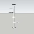 Modern Multifunctional Tiered Storage Shelf With Multiple Shelves For Home Living Essentials