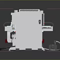 Industrial CNC Machining Equipment With Long Workbench Multiple Clamps Mechanical Arm And Control Cabinet