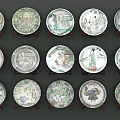 Beautiful Ceramic Decorative Plates Featuring Traditional Floral And Scenic Patterns For Home Decoration