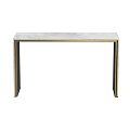 Modern Console Table Sideboard With Marble Top Gold Frame And Sleek Design 3d model