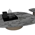 Modern coffee table 3d model