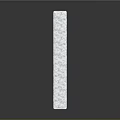 Classic Elegant Marble Bench With Sturdy Pillar Legs Home Furniture Design