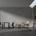 Table Chair Dining Table 3d model