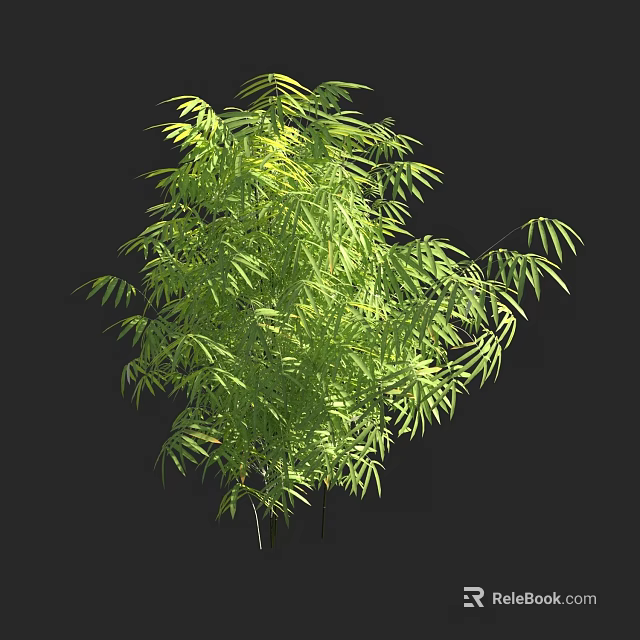 Tall Arbor With Lush Green Foliage And Sunlit Leaves In Natural Scene 3d model 